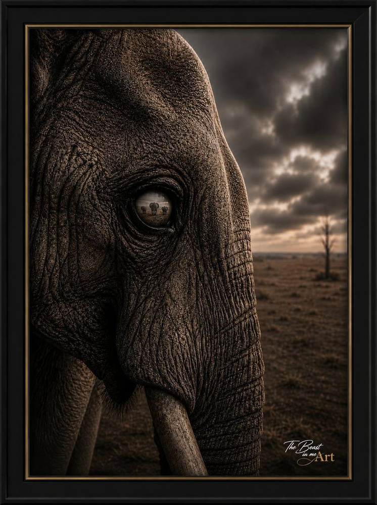 Alone — framed