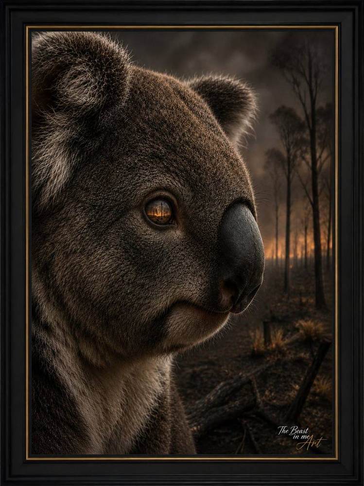Smoke on the Wind — framed