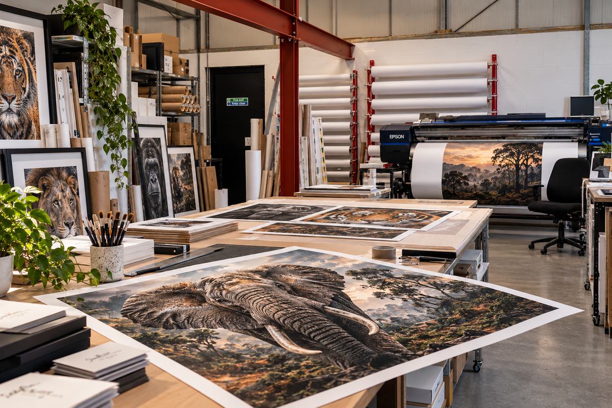 The Beast in Me Art — developing artwork and preparing prints for production